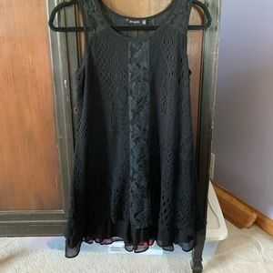 On twelfth black dress